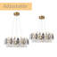 Lustre en cristal 24 po