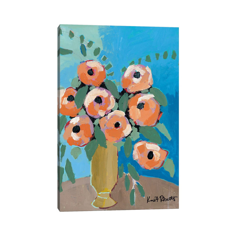 Bouquet For by Kait Roberts - Wrapped Canvas Gallery-Wrapped Canvas Giclée, 30.48 cm H x 20.32cm W