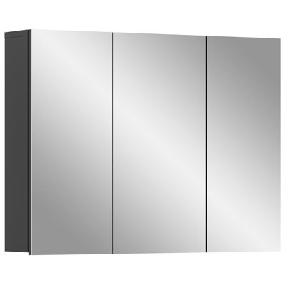 Pavesi 80mm W 60mm H Wall Medicine Cabinet Mirror 9 Adjustable