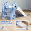 AIYAPLAY 3 in 1 Kids Slide Giraffe Shape Toddler Slide for Age 1-3 Blue