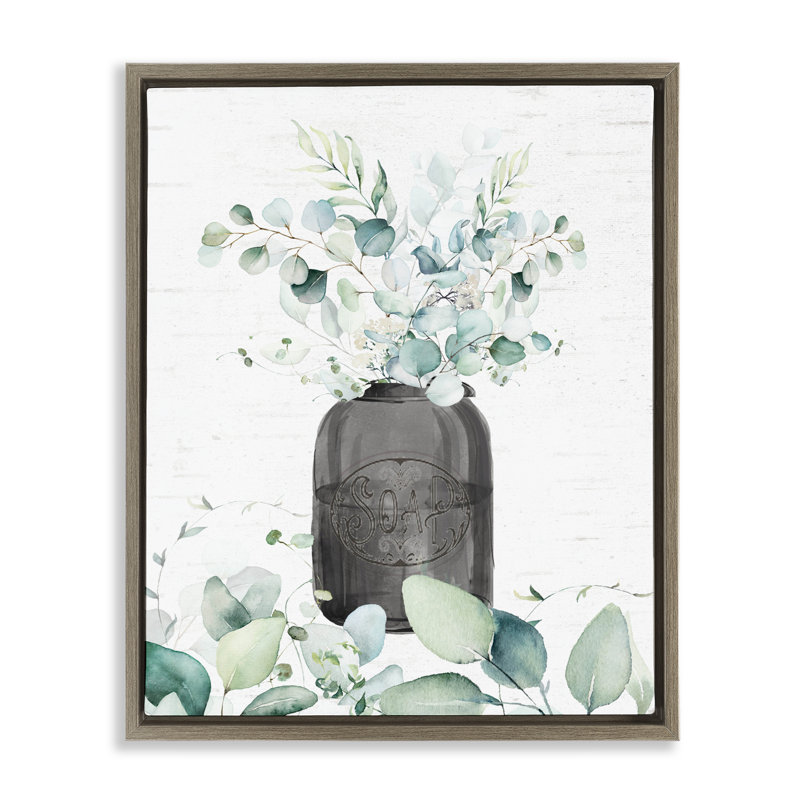 Pot à savon et cadre flottant en eucalyptus, design par lettré et doublé, Cadre flottant orme Montalcino, H 31 po x l 25 po