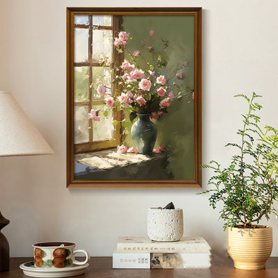 Mid-Century Modern Canvas Rectangular Wall art for Living Room