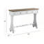Console au fini blanc antique