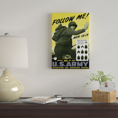 " Vintage US Army Recruitment Poster " by John Parrot
