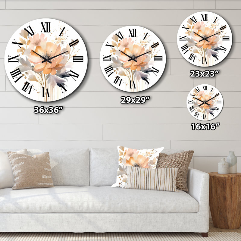 Horloge murale Coral, Moyenne
