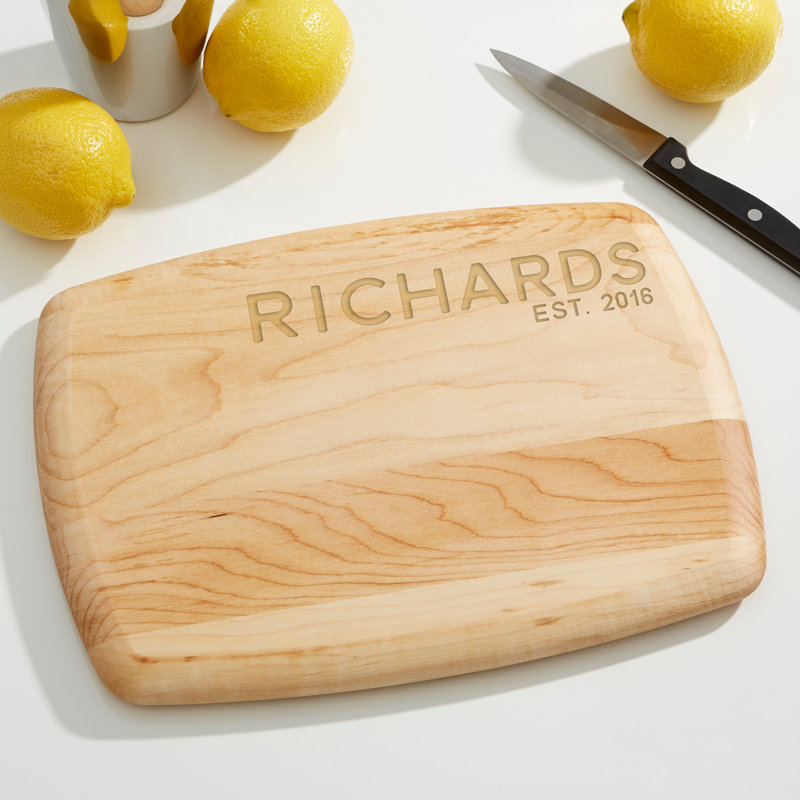 Family Name Personalized Cutting Board, Yes