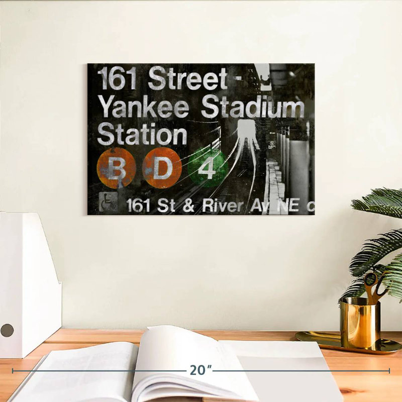 Station de métro Tergel NYC II, H 8 po x l 12 po