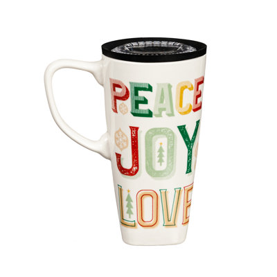 Evergreen Enterprises, Inc 17oz. Ceramic Travel Mug