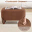 Canapé rembourré 87 po avec repose-pieds Sherpa-1625176514
