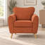 Upholstered Fabric Armchair