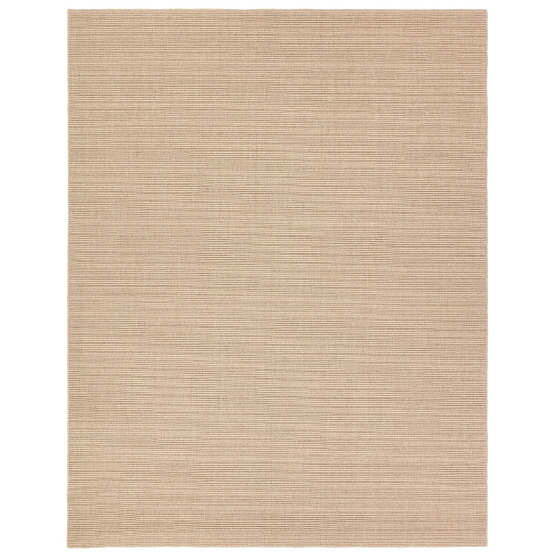 Tapis brun clair fait à la main Tepore TEP03, Rectangle 9 pi x 12 pi