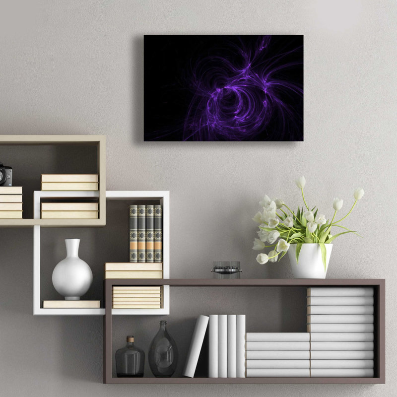 «Deep Fractals» par Inconnu, art mural en verre acrylique, H 16 po x l 24 po x P 0,2 po