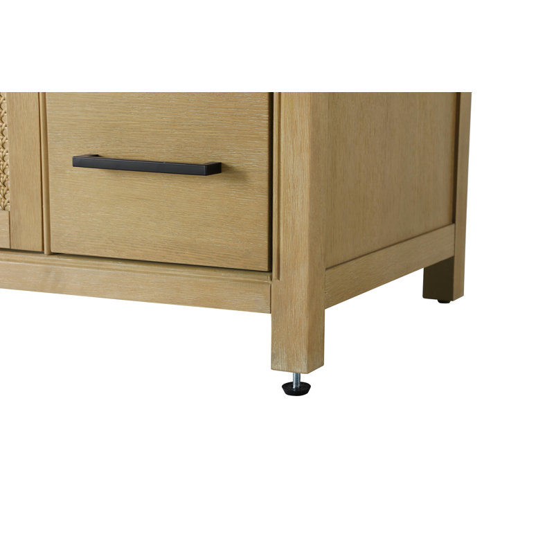 Meuble-lavabo simple 32 po, Lin chêne