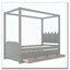 Lit plateforme double avec tête de lit tapissier, lit gigogne simple et 3 tiroirs-1773857569-1772308112