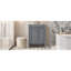 Meuble-lavabo 24 po avec lavabo supérieur, meuble de rangement moderne à 2 niveaux, meuble-lavabo simple, grandes tablettes de rangement