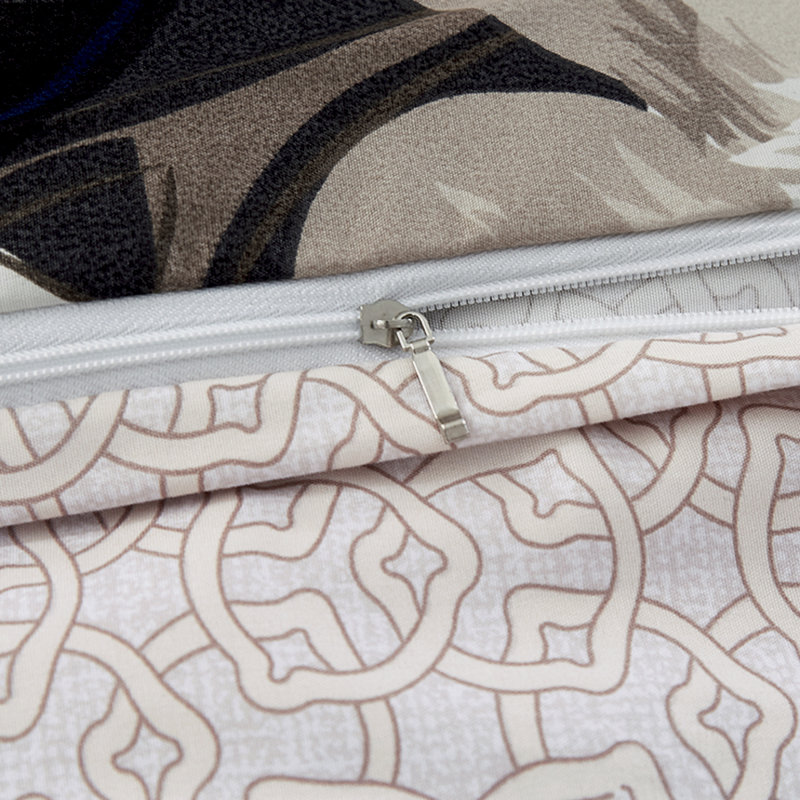Floral Duvet Cover, King Duvet Cover + 2 Shams