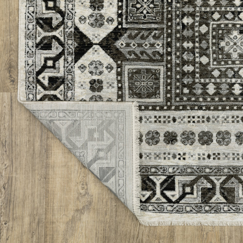 Aldred Oriental Indoor Rug, Rectangle 6'7" x 9'9"