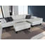 Canapé modulaire en microfibre avec repose-pieds Pritesh-1540828720-1540828726
