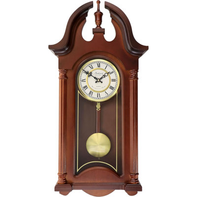 Solid + Manufactured Wood Wall Clock