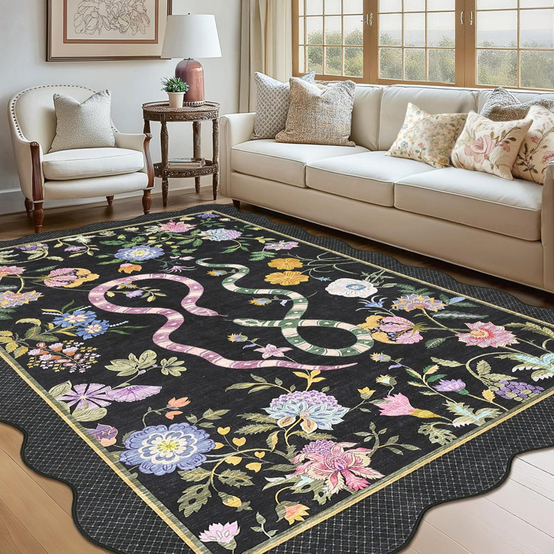 Tapis de couloir de cuisine 2 x 6 - Tapis de ferme doux à poils courts, à poils courts, antidérapant et résistant aux taches
