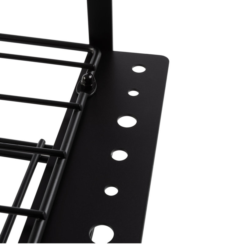 Stalwart Black Steel 3-Tier Power Tool Organizer Shelving