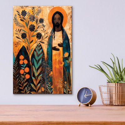 Epic Art 'Divine Light Of Jesus Christ'  by Doron David Acrylic Glass Wall Art, 12" x 16"
