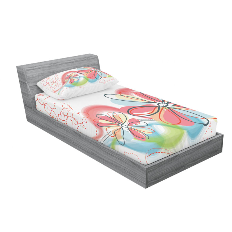Microfiber Sheet Set, Twin XL Sheet Set with Fitted Sheet