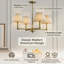 Costa Wrought Iron 4-Light Chandelier-931061355