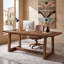 Bureau de bureau en bois massif de 180 cm (71 po), grande table d'écriture pour ordinateur