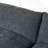 Modular Deep Gray Sectional Sofa With Durable Polyester Upholstery