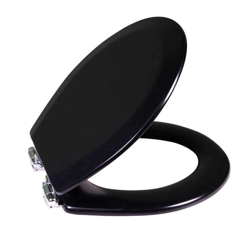 Siège de toilette Dalton, Noir, Allongé