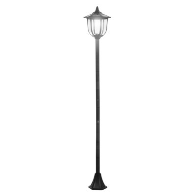 Outsunny Outdoor Garden Solar Post Lamp Sensor Light LED Lantern 1.77m Tall