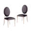 Chaise d'appoint en acier inoxydable Carterville-1033144132-1033144143