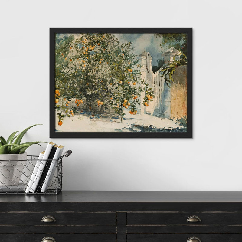 " Vintage Countryside Wall Art Natural Landscape Wall Decor Countryside For Living Room Bedroom ", Black