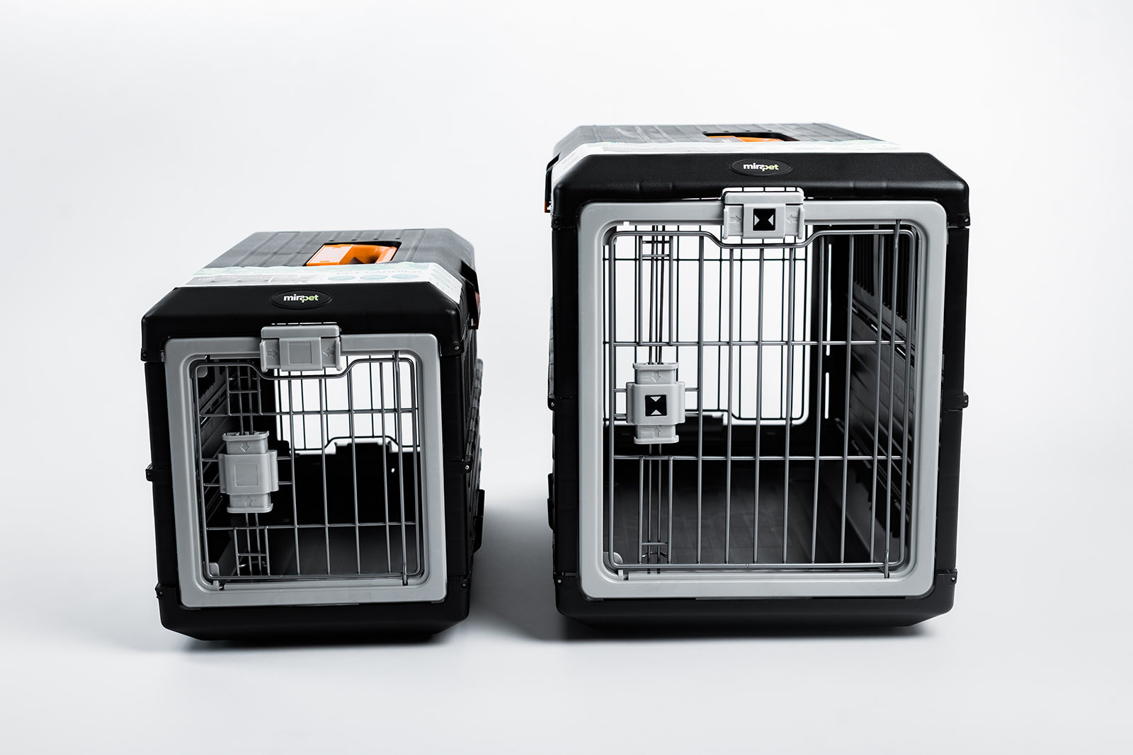 Usa Pet Airline Travel Crate, Collapsible Carrier For Small Medium Pets -  Small, Black