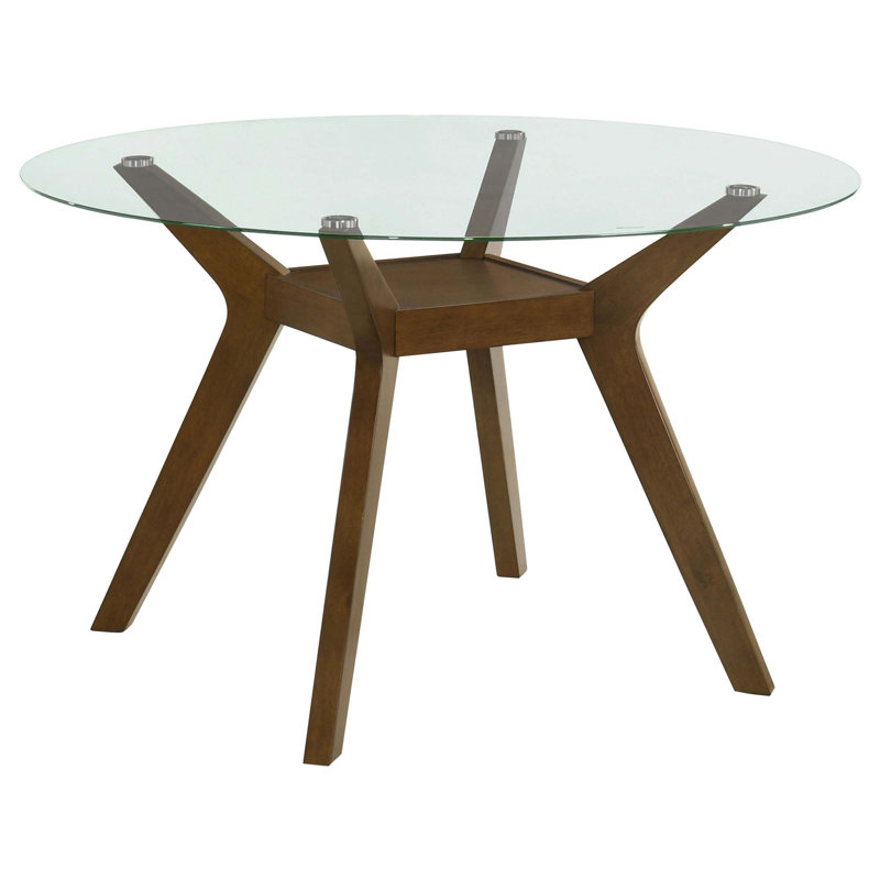 Table de salle à manger brune