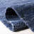 Rubinstein Hand Loomed Wool/Cotton Striped Rug in Navy-1536990727