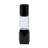 Black and Clear Glass Tea-Light Candle Holder - 2.5" x 2.5" x 9.5" - Black, Clear