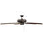 Ventilateur de plafond standard à 5 pales de 68 po avec chaînette Wyman-701883532