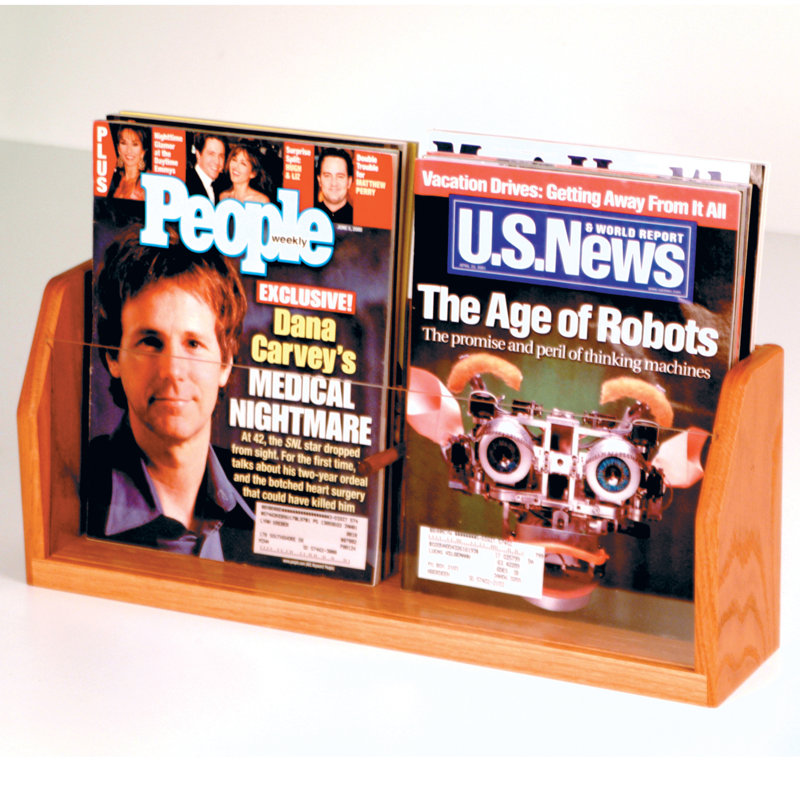 Présentoir à magazines Geissler, Noir