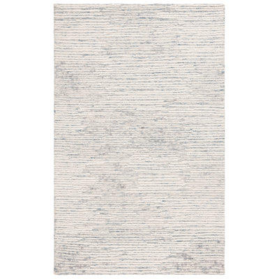 Tapis abstrait en laine / coton touffeté à la main Twaina