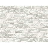 Luxe Haven Soho Brick 9' L x 27" W Smooth Peel and Stick Wallpaper Roll