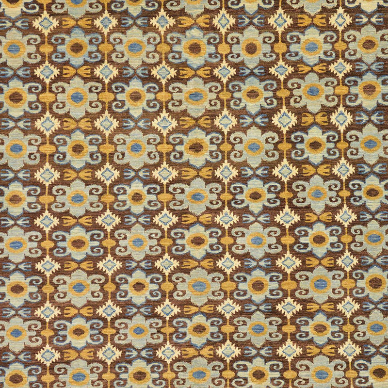 Tapis abstrait moderne 30, Carré 5 pi