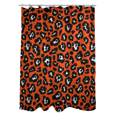 Animal Print Shower Curtain with Liner Included