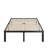 Agulla 16" High Metal Bed Frame with Sturdy Wood Slats, No Box Spring Needed, Easy Assembly-1581559047