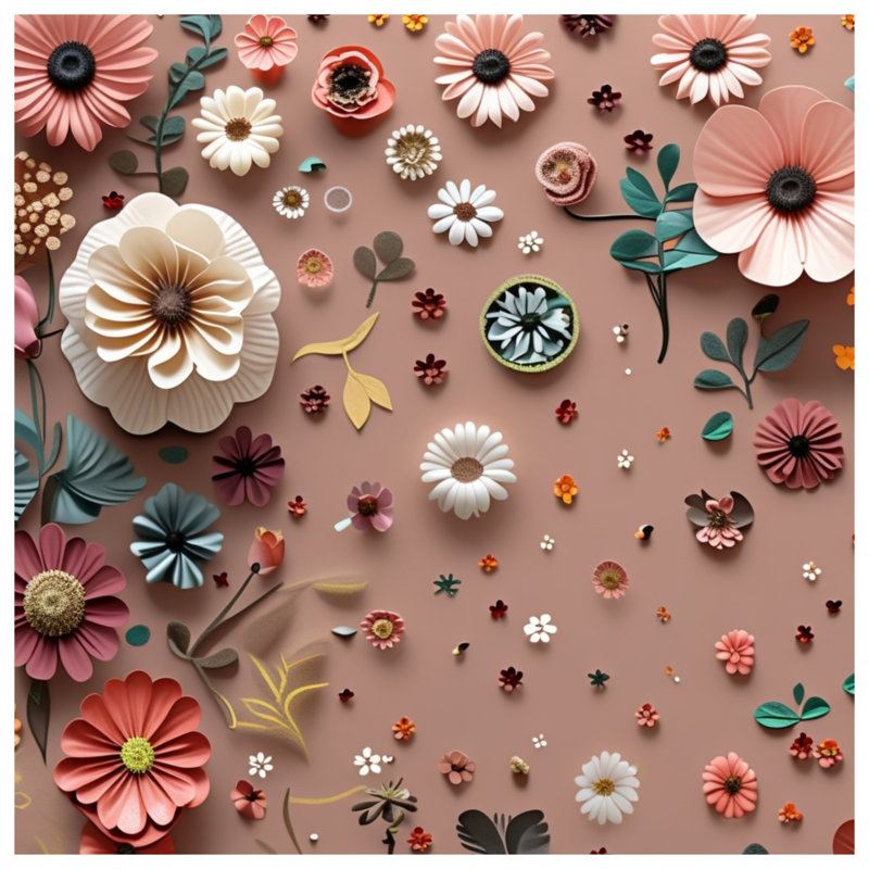 Jeté Floral, 50in W x 60in H