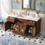 Freestanding Standard Free Standing Single Double Single Vanity Bathroom Vanity With Top-1572311348