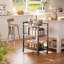 Becki Bamboo / Rattan Bar Cart-2014127651-2014127648