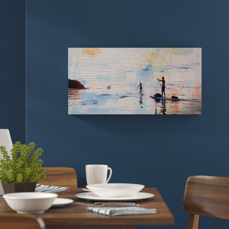 Parvez Taj - Wrapped Canvas Painting, 30cm H x 61cm W
