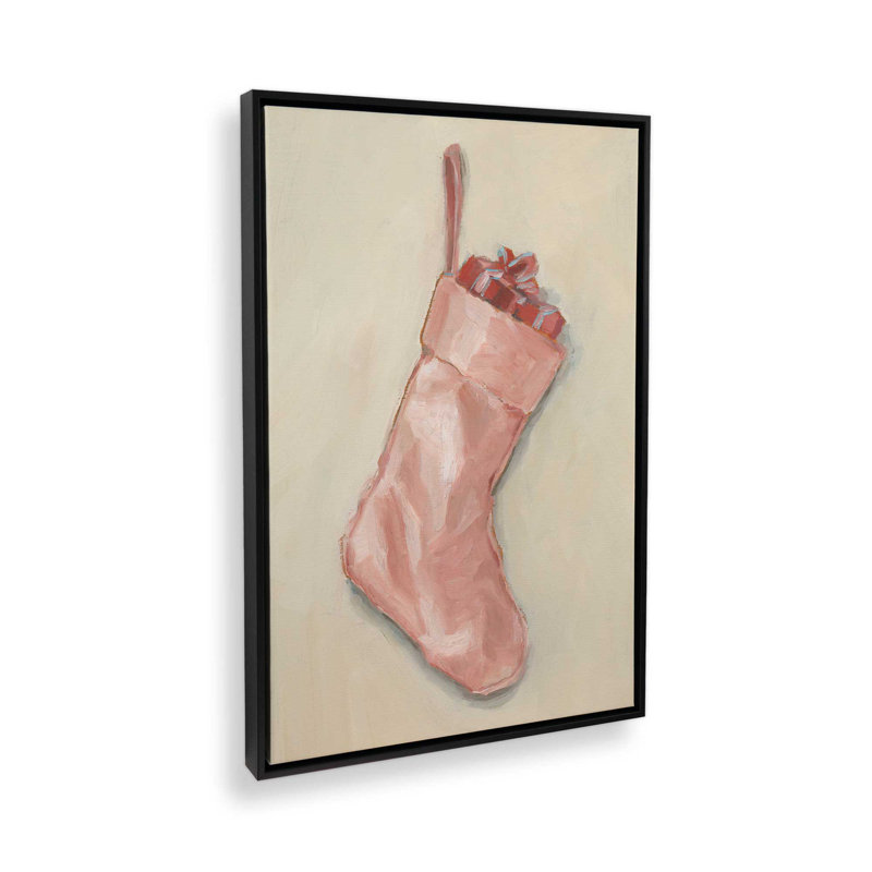 «Vibrant Stocking I» par Ethan Harper, reproduction d'art, H 40 po x l 30 po, «Floater», reproduction encadrée sans passe-par